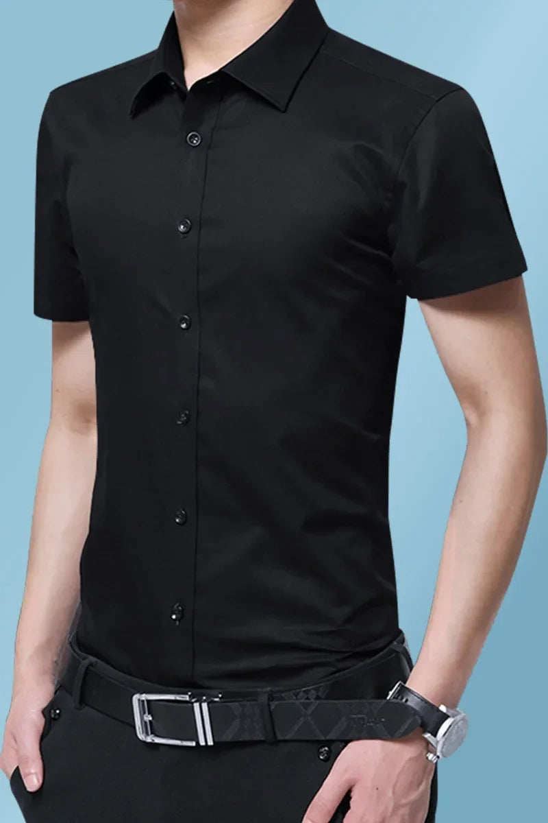 Men's slim fit long sleeve shirt