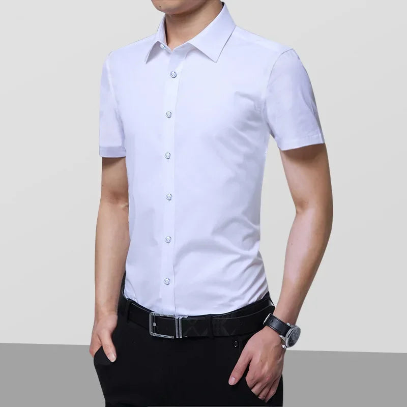 Camisa de manga larga slim fit para hombre