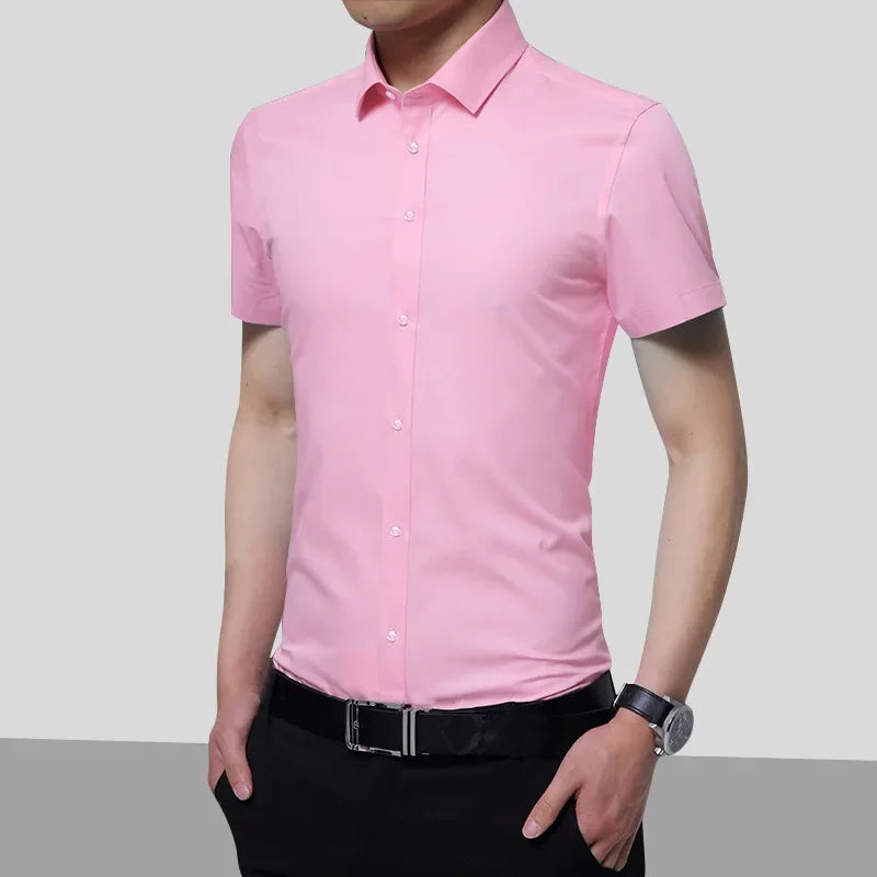 Camisa de manga larga slim fit para hombre