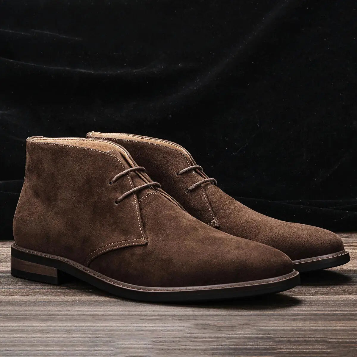 American style retro desert boots